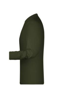 Elastic-T Long-Sleeved, olive – James & Nicholson (2)