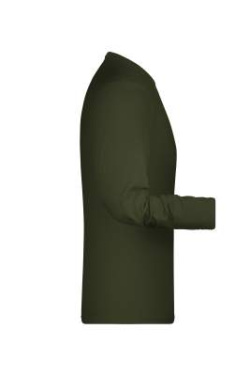 Elastic-T Long-Sleeved, olive – James & Nicholson (3)