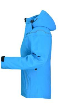 Ladies' Winter Softshell Jacket, aqua – James & Nicholson (2)