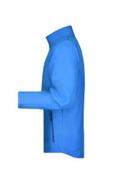 Men's Softshell Jacket, azur – James & Nicholson (2)