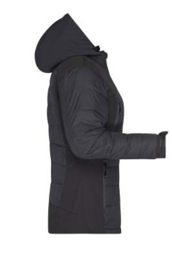 Ladies' Outdoor Hybrid Jacket, black – James & Nicholson (3)