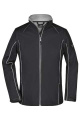 Ladies' Zip-Off Softshell Jacket, black/silver