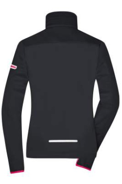Ladies' Sports Softshell Jacket, black/light-red – James & Nicholson (4)