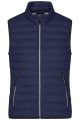 Ladies' Down Vest, navy/silver