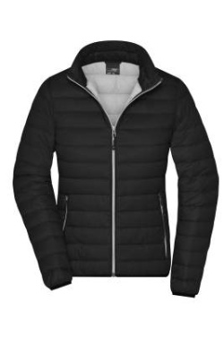 Ladies' Down Jacket, black/silver – James & Nicholson (2)
