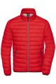 Men's Down Jacket, red/silver