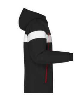 Men's Wintersport Jacket, black/white – James & Nicholson (3)