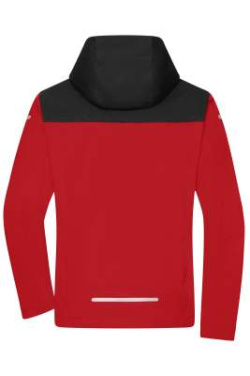Men's Allweather Jacket GRS, light-red/black/light-red – James & Nicholson (4)