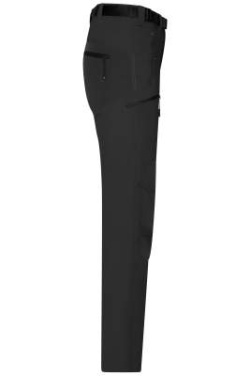 Men's Trekking Pants, black/black – James & Nicholson (3)
