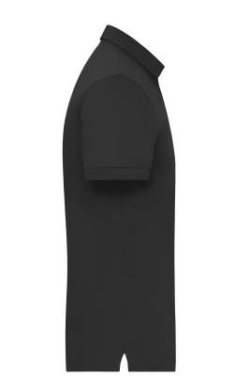 Men's Mercerised Polo Slim Fit, black – James & Nicholson (3)