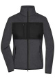 Ladies' Fleece Jacket GRS, dark-melange/black