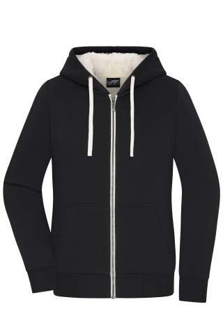 Ladies' Doubleface Jacket OCS Blended, black/nature – James & Nicholson (1)