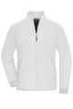 Ladies' Bonded Fleece Jacket, white/dark-grey