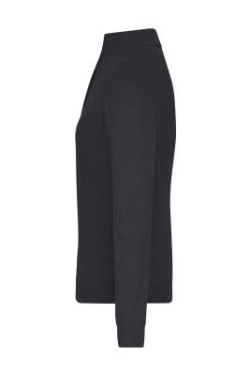 Ladies' Zip-Cardigan, black – James & Nicholson (2)
