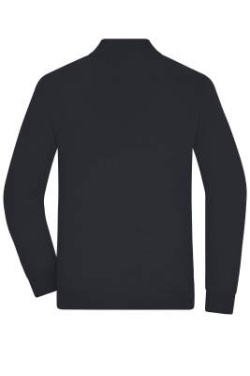 Men's Zip-Cardigan, black – James & Nicholson (4)