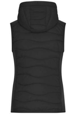 Ladies' Hybrid Vest, black/black – James & Nicholson (4)