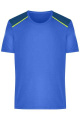 Men's Running T-Shirt GRS, peacock-blue