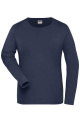 Ladies' BIO Stretch-Longsleeve Work - SOLID - OCS Blended, navy