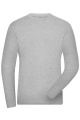 Men's BIO Stretch-Longsleeve Work - SOLID - OCS Blended, grey-heather