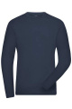 Men's BIO Stretch-Longsleeve Work - SOLID - OCS Blended, navy