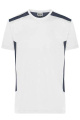 Men's Workwear T-shirt - STRONG - GRS & OCS Blended, white/carbon