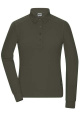 Ladies' Workwear-Long-Sleeved Polo OCS Blended, olive