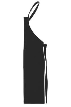 Apron with Bib, black – James & Nicholson (2)