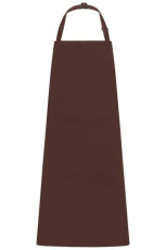 Apron with Bib, brown