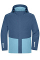 Workwear Hardshell Rainjacket, deep-blue/steel-blue