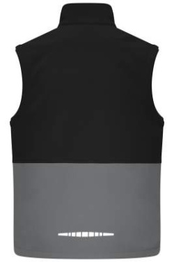 Workwear Softshell Vest, black/metal-grey – James & Nicholson (4)