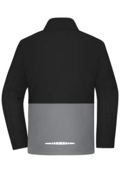 Workwear Softshell Jacket, black/metal-grey – James & Nicholson (4)