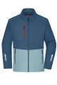 Workwear Softshell Jacket, deep-blue/steel-blue