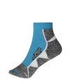 Sport Sneaker Socks, bright-blue/white
