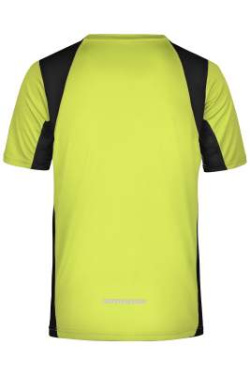 Men's Running-T, fluoyellow/black - James & Nicholson (4)