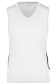 Ladies' Running Tank, white/black