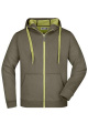 Men's Doubleface Jacket, olive/lime-green