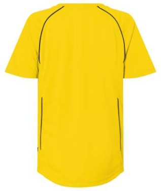 Team Shirt Junior, yellow/black – James & Nicholson (4)