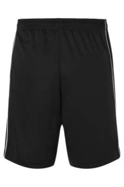 Basic Team Shorts, black/white – James & Nicholson (4)