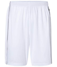 Basic Team Shorts, white/black