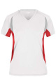 Ladies' Running-T, white/red