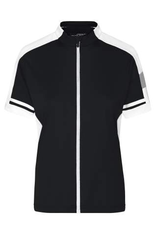 Ladies' Bike-T Full-Zip, black - James & Nicholson (1)