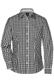 Ladies' Checked Blouse, black/white