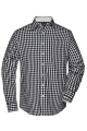 Men's Checked Shirt, black/white