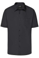 Men's Business Shirt Shortsleeve, black