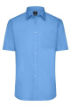 Men's Shirt Short-Sleeved Poplin, aqua