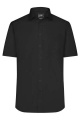 Men's Shirt Short-Sleeved Micro-Twill, black
