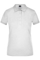 Ladies' Elastic Polo Piqué, grey-heather