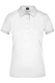 Ladies' Elastic Polo Piqué, white