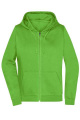 Ladies' Promo Zip Hoody, lime-green