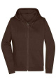 Ladies' Promo Zip Hoody, brown
